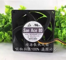 Sanyo 9GV0848P1G13 8038 DC48V 0.84A 4-Wire PWM Cooling Fan 