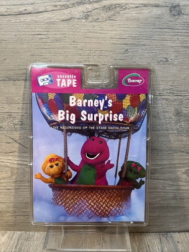 Barney's Big Surprise! Live On Stage Audio Cassette NEW FACTORY SEALED