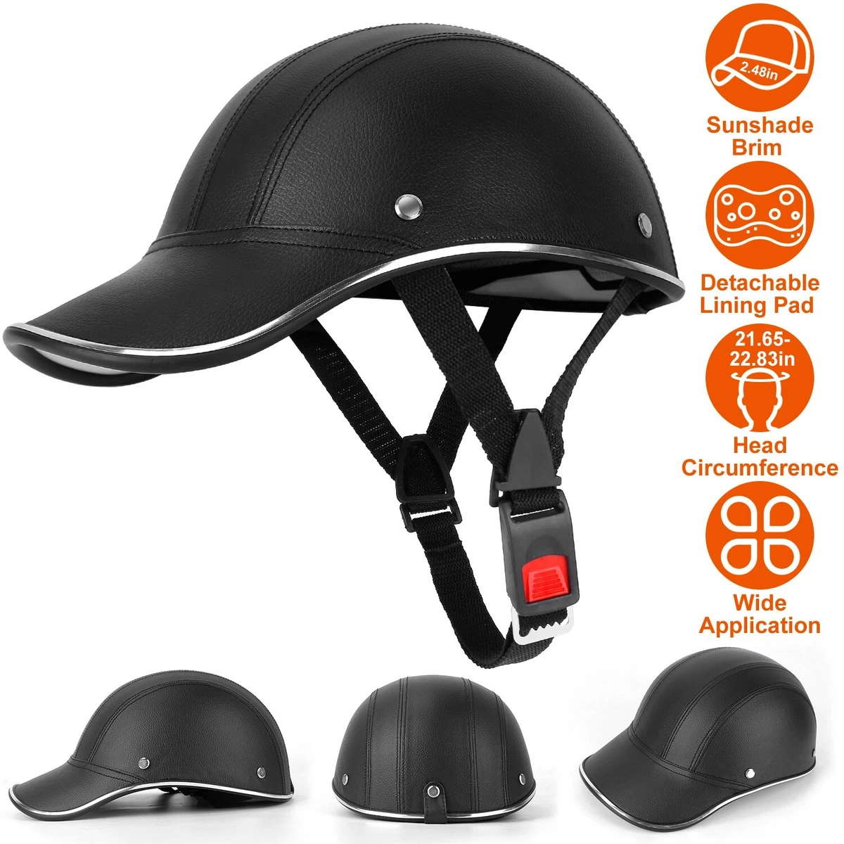 Baseball cap cycle store helmet