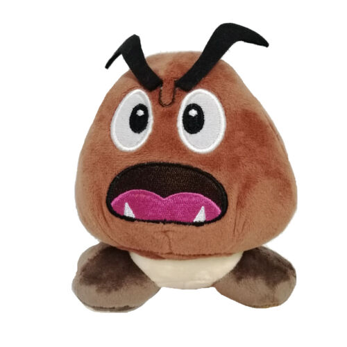 Goomba Open Mouth Super Mario Bros Plush Toy Stuffed Animal Figure Doll 5" - Picture 1 of 6