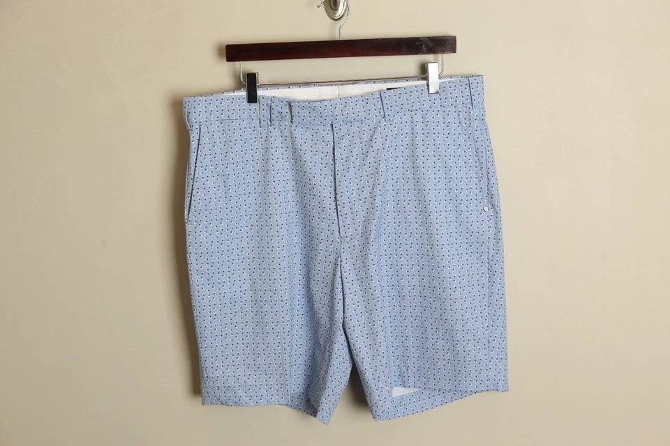 Pantalones cortos de golf RLX Ralph Lauren para hombre azul y blanco como nuevos 36 9" entrepierna Foto 2 de 4