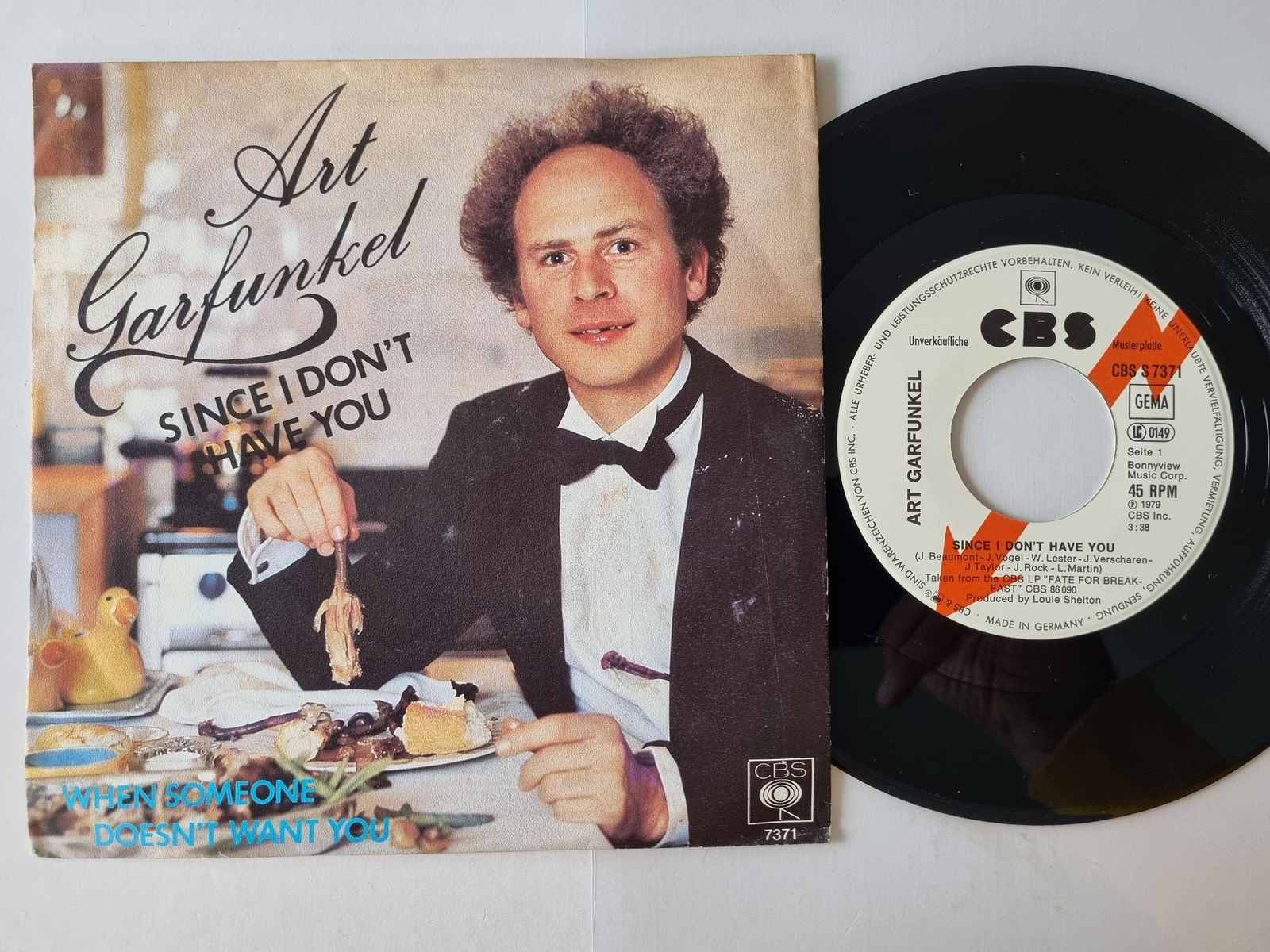 Art Garfunkel - Since I Don't Have You 7'' Vinyl Germany PROMO