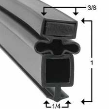 True 810808 Black Gasket T-23-2/49-4 Top Black by Prtst