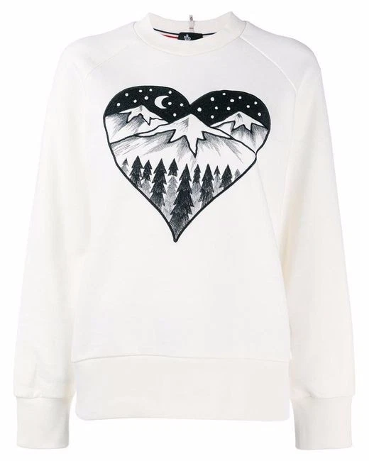 Moncler — Moncler Grenoble Sweatshirt APRES-SKI woman's size M brand new crew neck