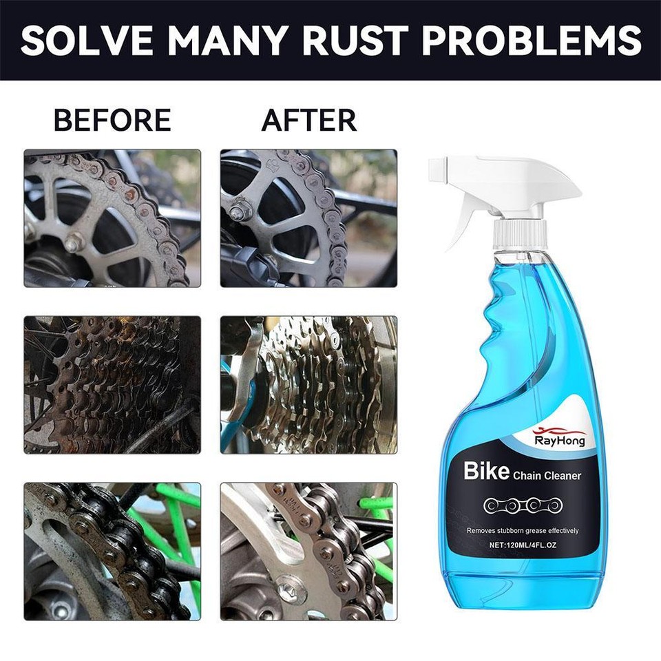 Rust Remover Chain Oil Cleaner Degreaser Freewheel Repair Tool Bike Lubricant ν; eBay
