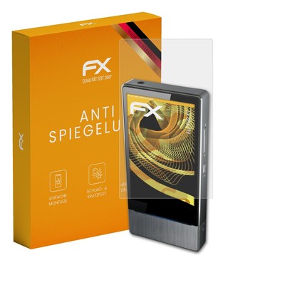atFoliX 3x Displayfolie für FiiO X7 Schutzfolie matt&stoßfest Folie