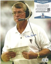 Dan Reeves Signed Auto 8x10 Photo Autographed Beckett COA NFL Denver Broncos