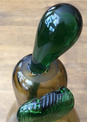 JAROSLAV SVOBODA Karlov Czech Republic Hand Made Art Glass - Pear