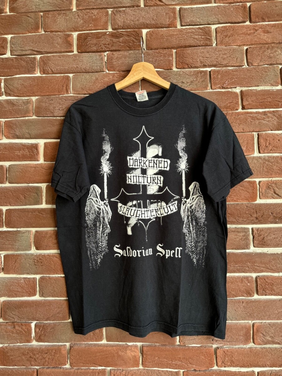 Rare Vintage 00s Darkened Nocturn M Black Metal Tshirt Rare | eBay