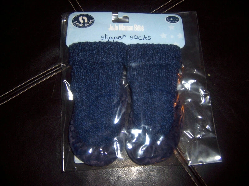 New jojo maman bebe slipper socks new