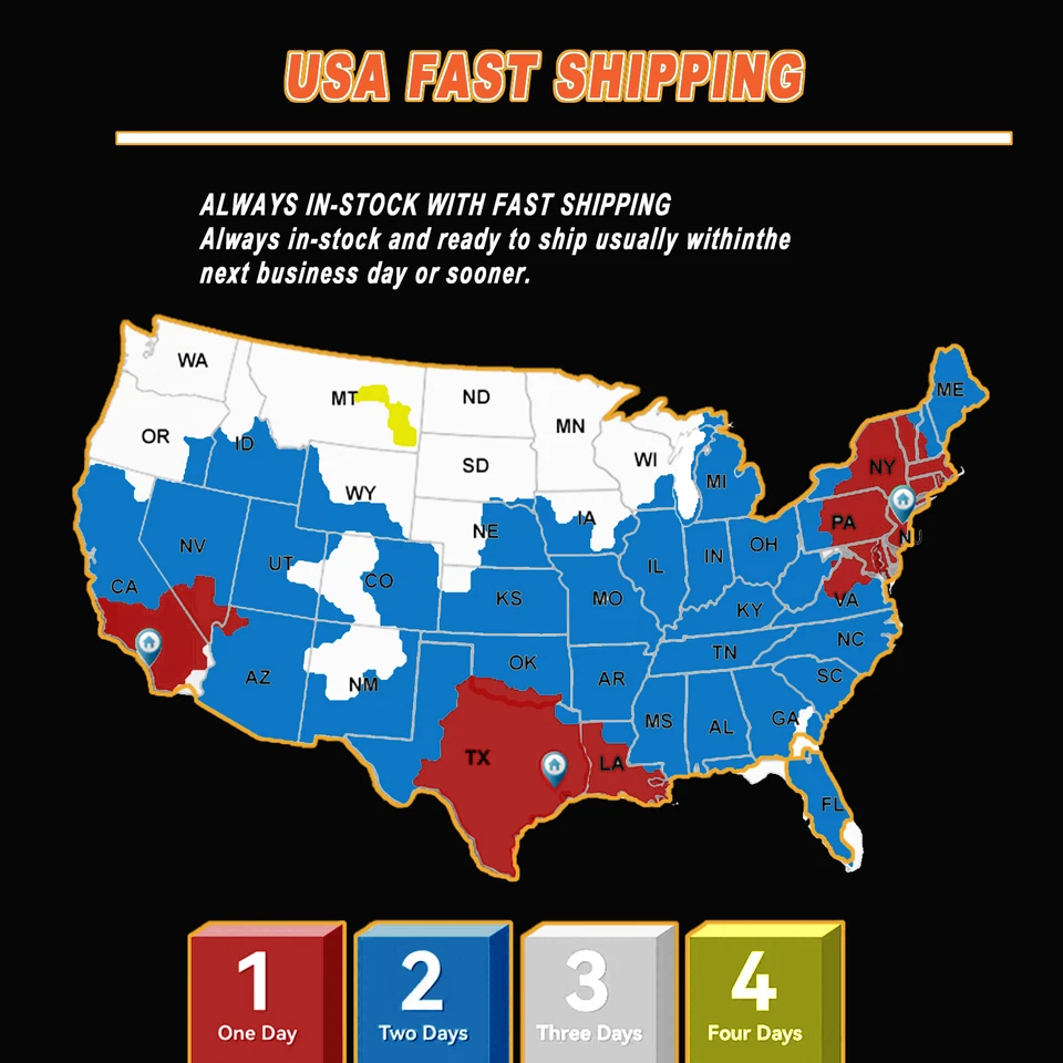 For Silverado Sierra 2500 HD Front Rear Drilled Rotors & Ceramic Brake Pads Kit - Image 4 of 4