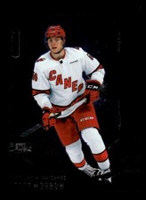 2024-25 UD SkyBox Metal Rookie 133 Scott Morrow – Carolina Hurricanes