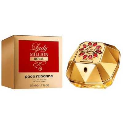 PACO RABANNE LADY MILLION ROYAL 50ML EAU DE PARFUM SPRAY BRANDNEU & VERSIEGELT