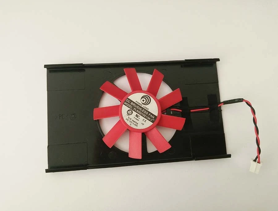 AMD Firepro GDDR5 V3900 video card Fan PLA05010S12M-2 DC 12V 0.2A 2-Pin - Image 2 of 4