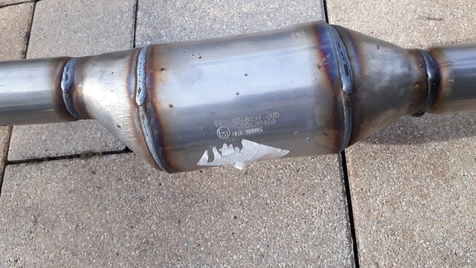 2x Pot Catalytique Kit Y-Pipe Mercedes Benz R129 SL500 500SL Année Fab. Foto 2 de 4