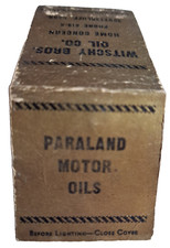 Advertising Matchbook Paraland Motor Oils Witschy Bros Oil Co Scottsbluff NE