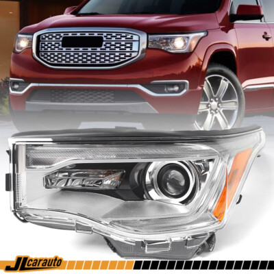 HID/Xenon LED DRL Headlight For GMC Acadia 2017-2019 w/ Ballast & Bulb Driver