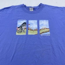 vintage 90s DISNEY EEYORE SAD WINNIE THE POOH T-Shirt LARGE walt disney world