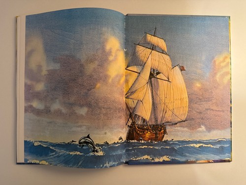 Treasure Island - Award Adventure Classics | Hardcover Vintage Children's Book - Picture 10 of 10