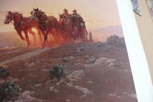 Robert Pummill Western Art Before Sundown Signed LE 489/1000 Lithograph Print!! - Picture 5 of 12