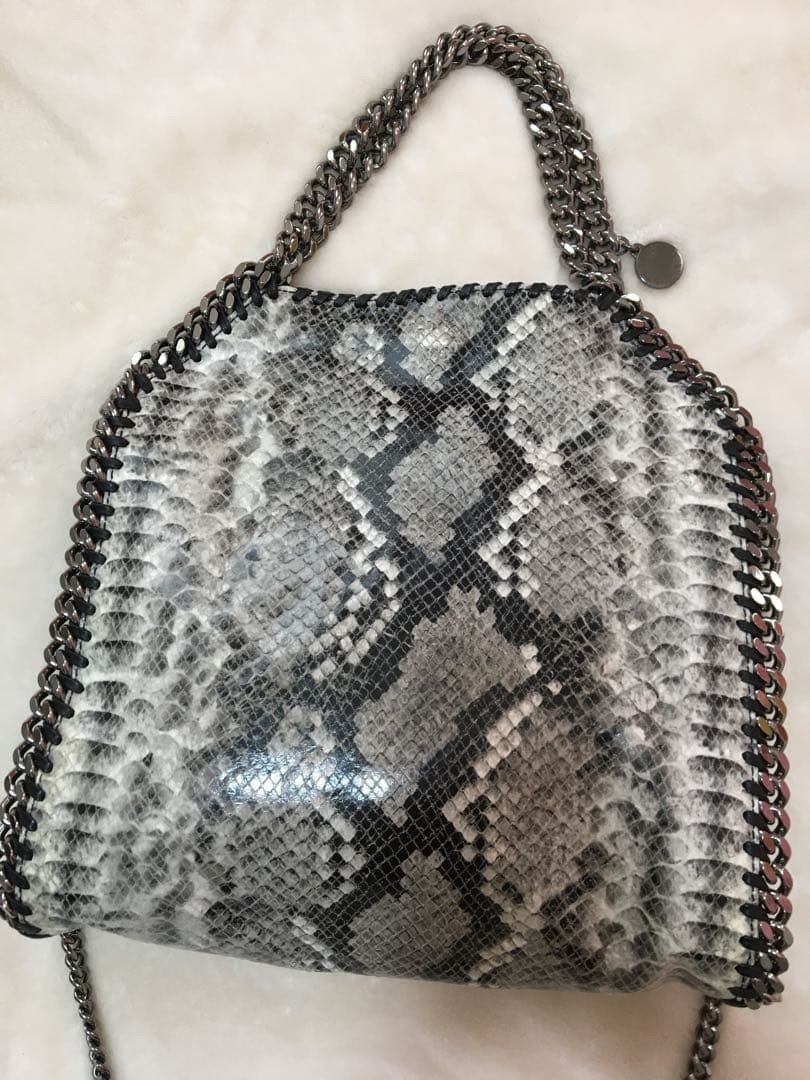 Stella McCartney Falabella Mini Python print Tote… - image 3