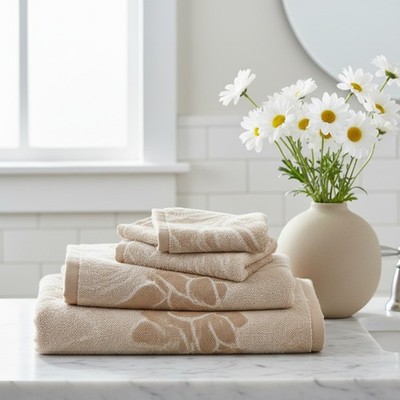 Paar Zucchi WINDSOR 41 beige Frotteehandtücher