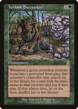 MTG Odyssey --- VERDANT SUCCESSION --- RARE! NM! Magic the Gathering!