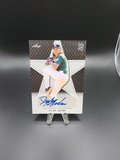 2020 Leaf Perfect Game Black Dylan Jacobs BA-DJ1 Auto Baseball Card /50