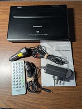 Magnavox MPD103 Portable DVD player 10  Charger Remote User Guide TESTED