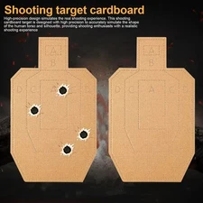 IPSC Shooting Targets – Kraft Paper Cardboard – 10 or 20 Pack