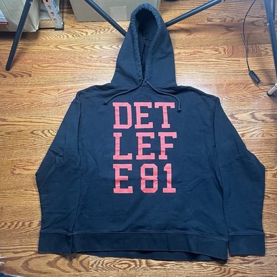 Raf Simons  DETLEF E81  Black Hoodie Size Medium FW17/18