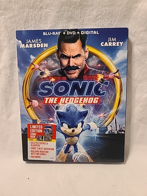 #ad Sonic the Hedgehog Blu ray 2020 Includes Limited Edition Comic Book $15.00
