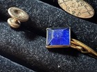VICTORIAN ANTIQUE GF MIXED LOT SINGLE CUFF LINKS/COLLAR STUDS 1 ACRYLIC SET MISC — photo 4