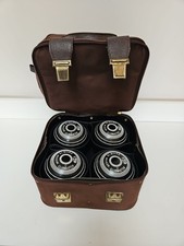 Almark Clubmaster Size 0 Medium Lawn and Indoor Bowls Plus Brown Carry Bag