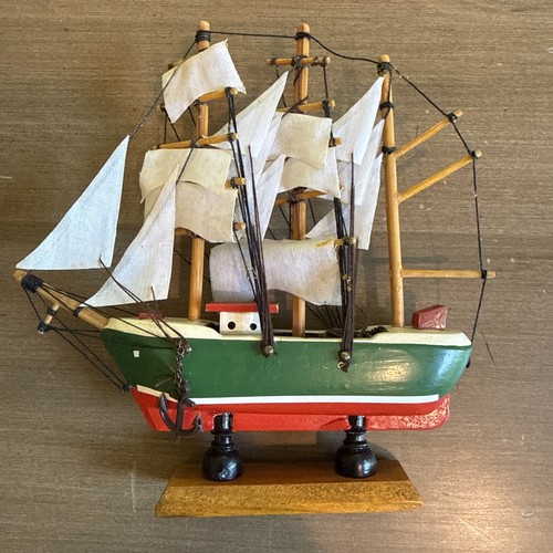Small Wooden Sailboat Ship