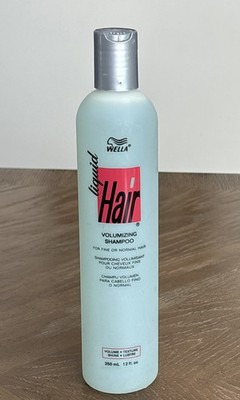 1998 Wella Liquid Hair Volumizing Shampoo For Fine or Normal Hair 12fl oz VTG