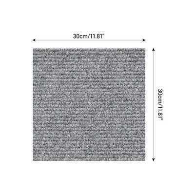 1-100 Pack Carpet Tiles Commercial Retail Office Flooring Self Adhesive 12x12 in