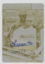 2017 Chrome Update All-Star Printing Plate Yellow 1/1 Luis Severino Auto 1s4s