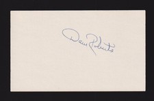 Dave A Roberts ( Debut 1969 ) SD HOU DET CHC SIGNED AUTOGRAPH AUTO 3x5 INDEX COA