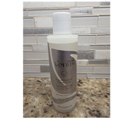 Gillette Venus 2-in-1 Cleanser & Shave Gel Pubic Hair & Skin 6.42 FL OZ
