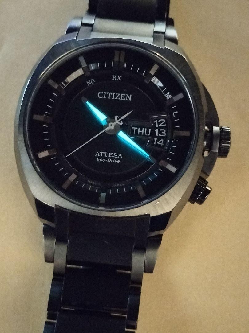 CITIZEN ATTESA 腕時計(エコドライブ) H10A-T015671 CITIZEN ATTESA H10A-T015671 Eco-Drive Radio Controlled Black