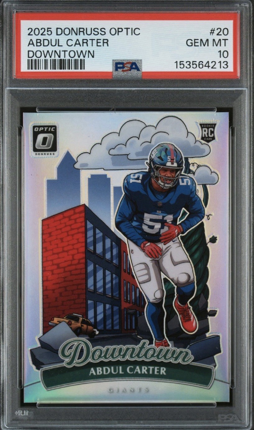 Abdul Carter Panini Donruss Optic Downtown #20 Base