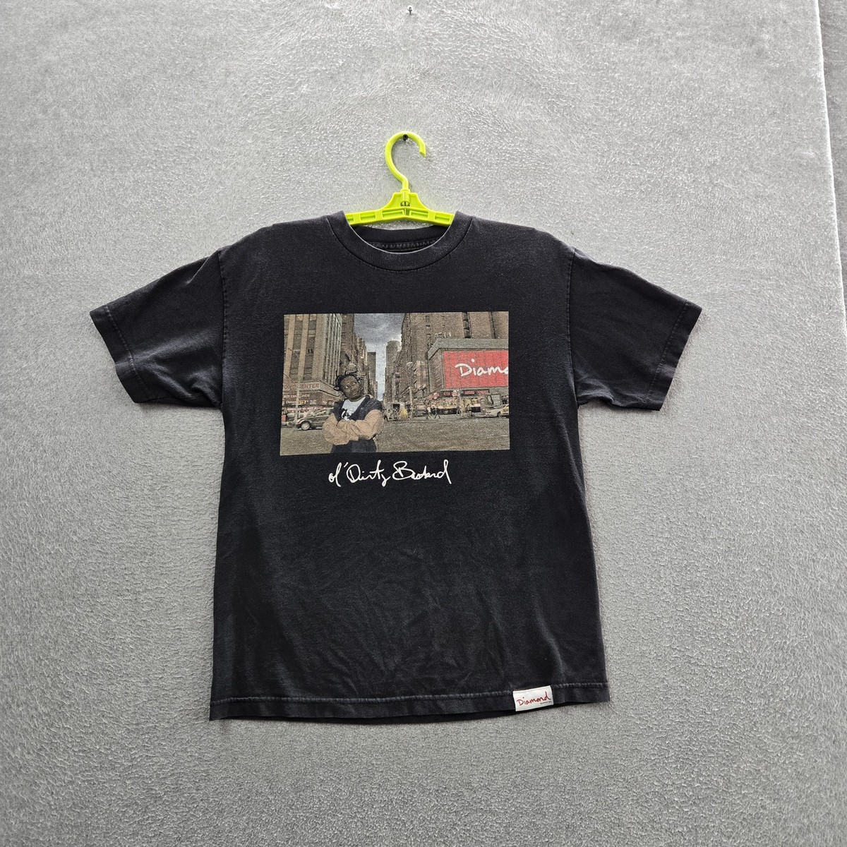 Diamond Supply Co. Men Shirt M Black City Ol Dirty Bastard Rap Hip