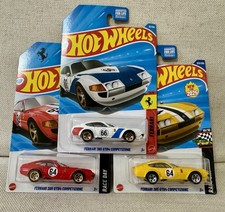 🔥Hot Wheels Ferrari 365 GTB4 Competizione~HW Race Day~Ferrari Series~Set of 3