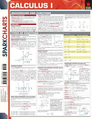 CALCULUS I (SPARKCHARTS) By Sparknotes *Excellent Condition*