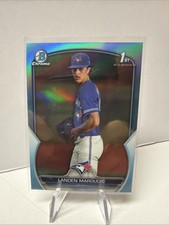 2023 Bowman Draft - Chrome Landen Maroudis #BDC-138 Sky Blue Refractor (RC)