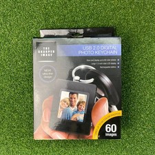 Sharper Image Ultra Thin Design 1.5" Digital Photo Keychain USB 2.0