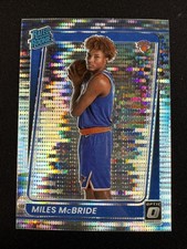 Miles McBride Rated Rookie RC 2021-22 Optic Target Box Set Pulsar Prizm #174