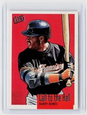 1996 Fleer Ultra Baseball Barry Bonds #1 Call to the Hall San Francisco Giants