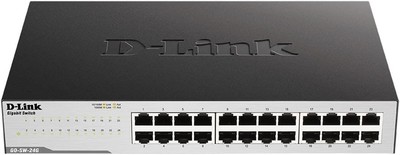 D-Link GO-SW-24G Gigabit Easy Desktop Switch 24 x 10/100/1000-Gigabit-Ports